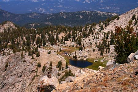 28 Jewel lake from peak